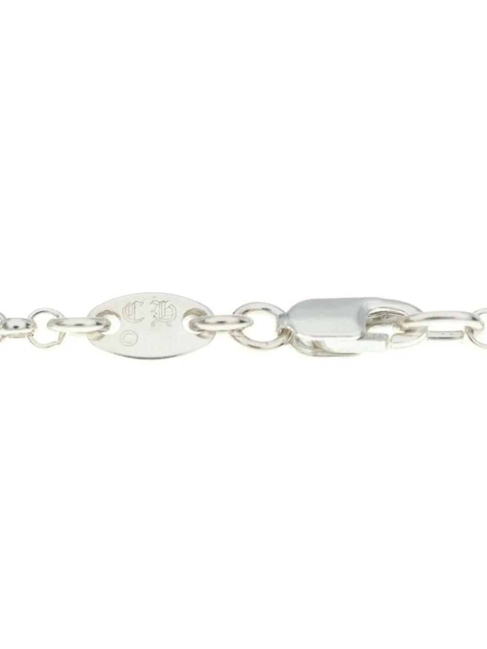 Chrome Hearts Roll Chain Necklace Silver
